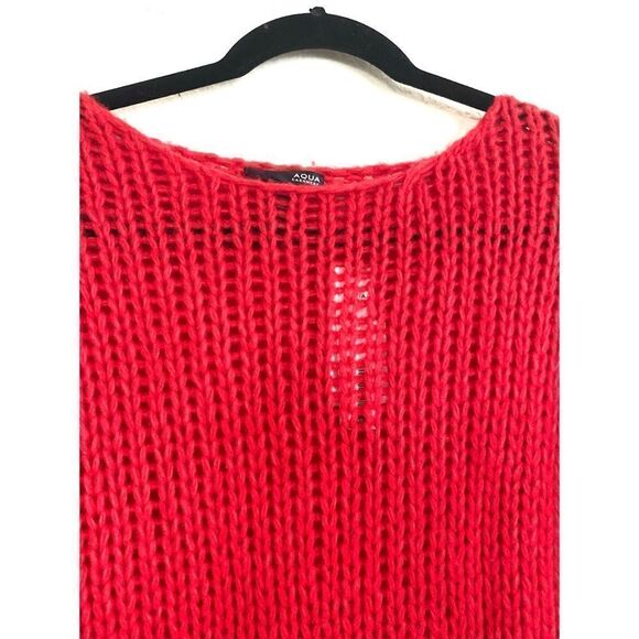 Aqua wool blend pullover sweater - Picture 2 of 7